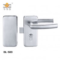 Stainless Steel Industrial Door Handle Locks Glass Sliding Door Lock