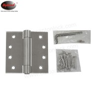 heavy duty wooden door spring hinge,  4'' Stainless steel  304 Material door fixed flat hinge, door pivot, 2pcs/box