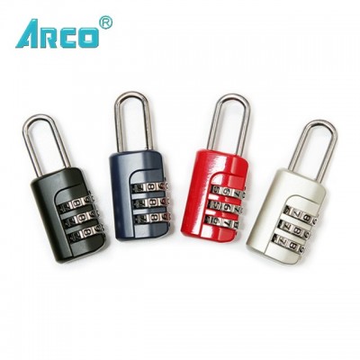 3 Digit Resettable Combination Lock, Luggage Padlock