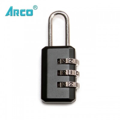 3 Digit Zinc Alloy Resettable Luggage Lock, Combination Lock