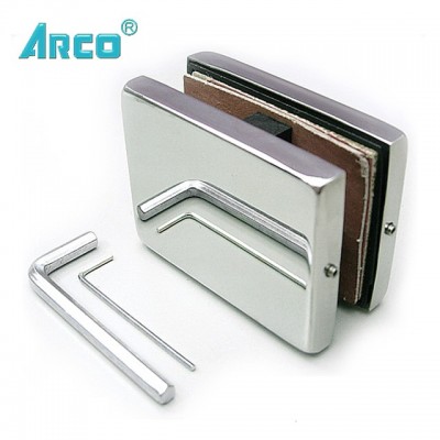 Glass Door Clamp, Glass Door Fitting, Wall-Glass Lock