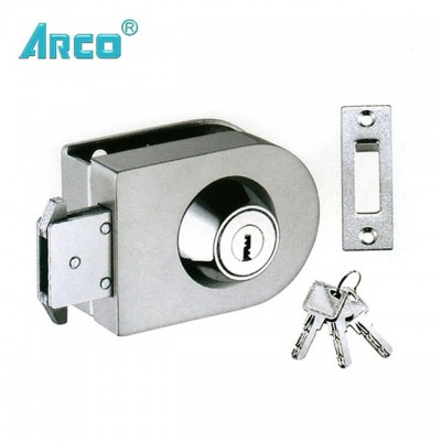 Stainless Steel Glass Single Door Lock